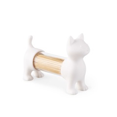 Balvi P stuzzicadenti & saliera e pepiera Cat Colore bianco a forma di gatto AcrilicoPRATICISSIMO