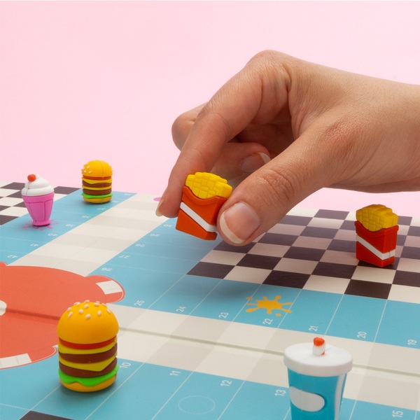 Balvi Juego de mesa Ludo's Diner Parchís en versión restaurante de comida rápida Plástico