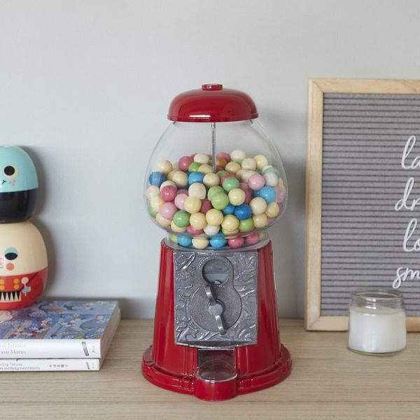 alvi chicletera American Dream Rojo Hucha y dispensador de caramelos, chicles, chocolates, frutos se