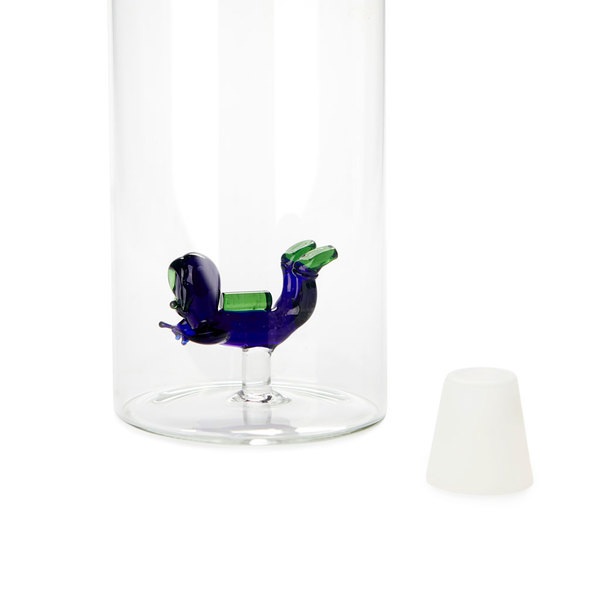 alvi - Scuba Balvi Botella Scuba Con figura en forma de submarinista azul y verde en el interior Bor