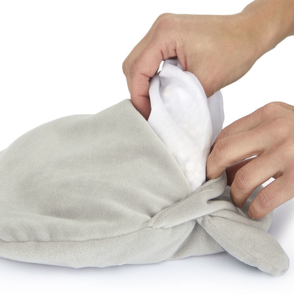 Balvi Seed heat bag Kitty Grey colour Soothes muscle aches and injuries Polyester