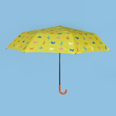 Balvi Parapluie Puppymbrella Couleur Jaune Comprend une housse en néoprène en forme de chien Nylon