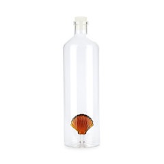 Balvi Botella Atlantic Shell Color ámbar Hecho a mano en borosilicato Vidrio 30cm