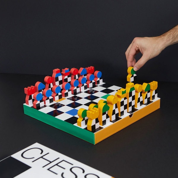 Balvi - Hey Chess Balvi Brettspiel Schach Hey Chess Designprodukt Holz