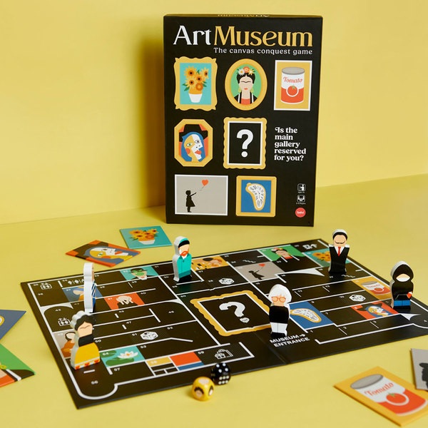 Balvi Juego de mesa Art Museum Expón tu arte en la galería principal Madera/cartón