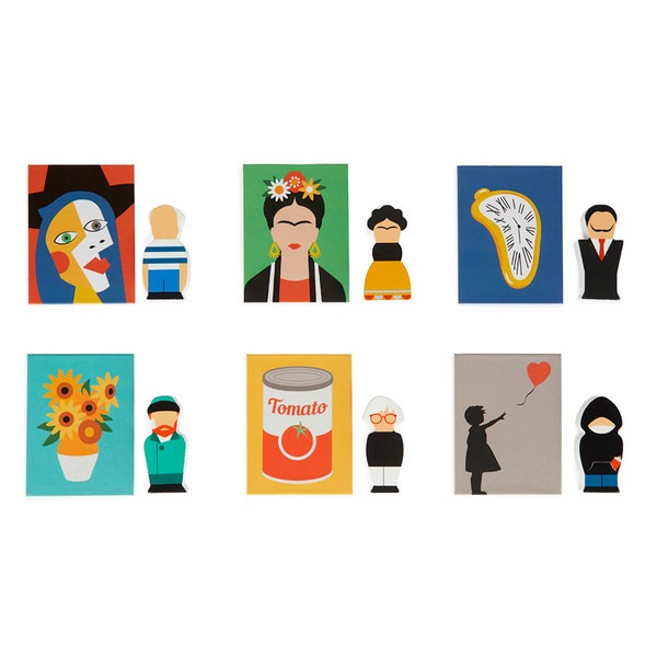Balvi Juego de mesa Art Museum Expón tu arte en la galería principal Madera/cartón