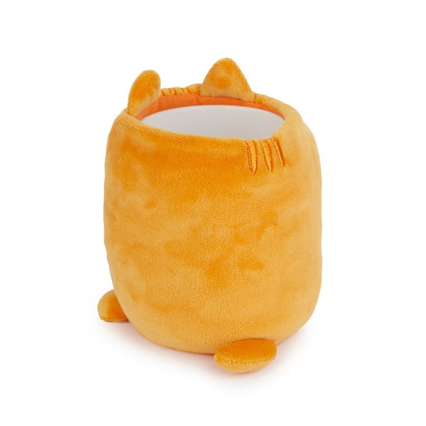 alvi Stiftehalter Fluffy Kawaii Gamer Farbe Orange Flauschig weiche Gamer-Katze Kunststoff/Polyester