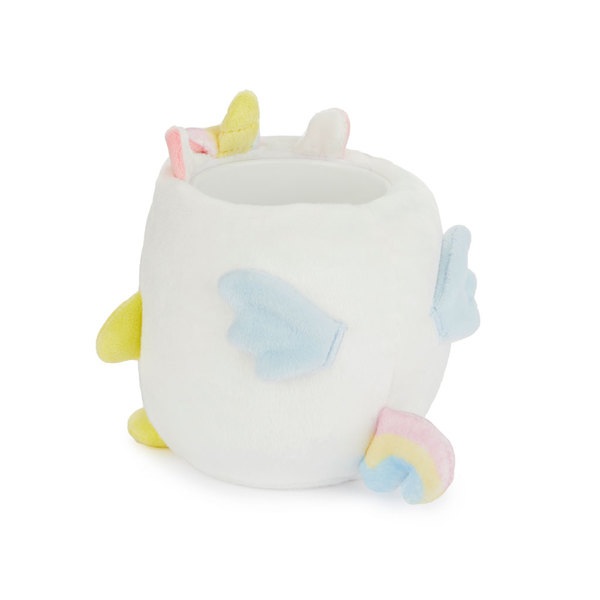 Balvi portamatite Fluffy Unicorn Colore bianco Unicorno morbido e spugnoso Tela/plastica