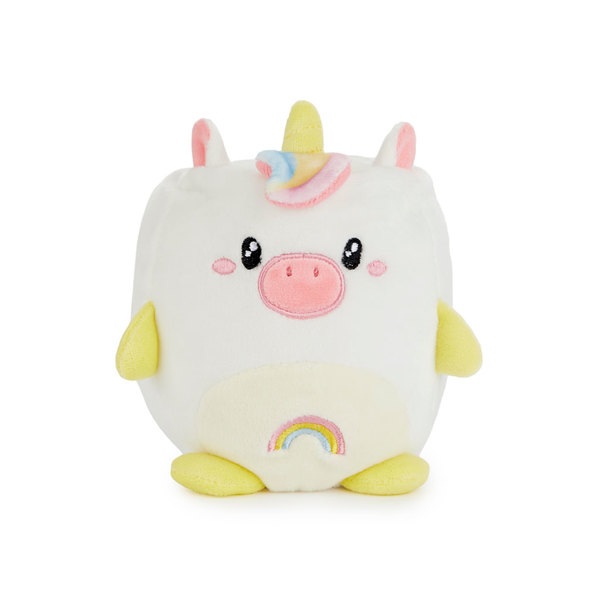 Balvi portamatite Fluffy Unicorn Colore bianco Unicorno morbido e spugnoso Tela/plastica