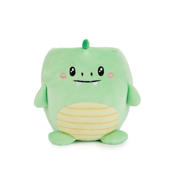 Balvi Portalápices Fluffy Dinoz Color verde Dinosaurio suave y esponjoso Tela/plástico
