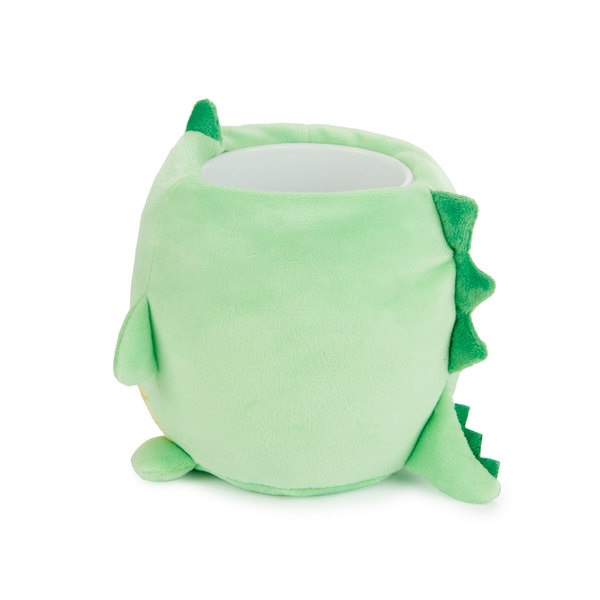 Balvi Portalápices Fluffy Dinoz Color verde Dinosaurio suave y esponjoso Tela/plástico