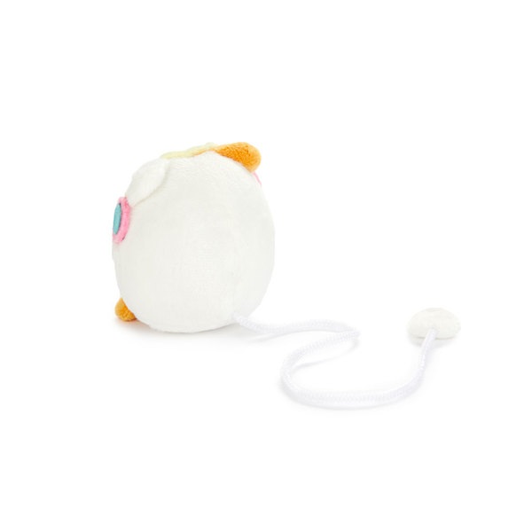 alvi Marque-page Fluffy Kawaii Melody Couleur blanc Chat avec des écouteurs En peluche douce Polyest