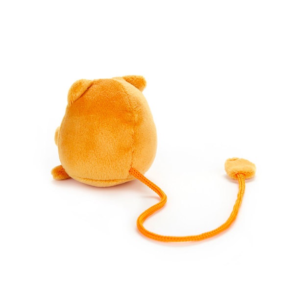 alvi Marcapáginas Fluffy Kawaii Gamer Color naranja Gato jugador de videojuegos Suave y esponjoso Po