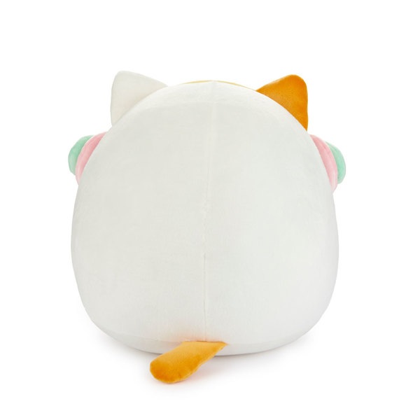 Balvi Kissen Fluffy Kawaii Melody Weiß Farbe Katze mit weichen und schwammigen Kopfhörern Nylon