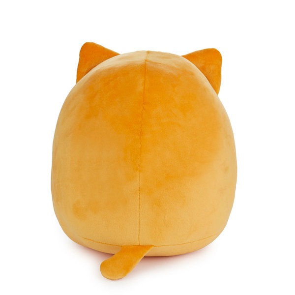Balvi Kissen Fluffy Kawaii Gamer Farbe Orange Flauschig weiche Gamer-Katze Nylon