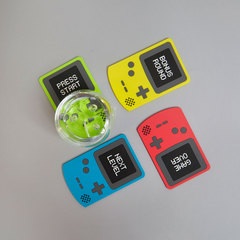 Balvi Untersetzer Start Game Videospiele im Retro-Design 4-teilig Kunststoff