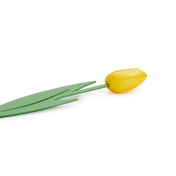 alvi Marcapáginas Tulip Color amarillo Punto de lectura para libros en forma de tulipán de color, fi