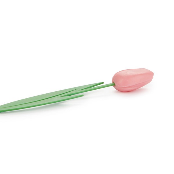 alvi, Lesezeichen Tulip Farbe Rosa Buchzeichen in Form einer farbigen Tulpe, dünn mit biegbarem Stie