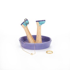 Balvi Porta anillos Happy Legs Weekend Zapatos según el estado de ánimo Cerámica