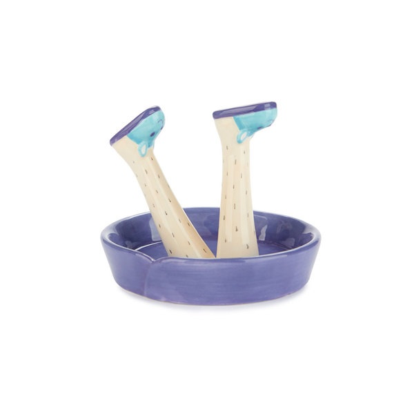 Balvi Porta anillos Happy Legs Weekend Zapatos según el estado de ánimo Cerámica