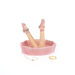 Balvi Porta anillos Happy Legs Dance Zapatos según el estado de ánimo Cerámica