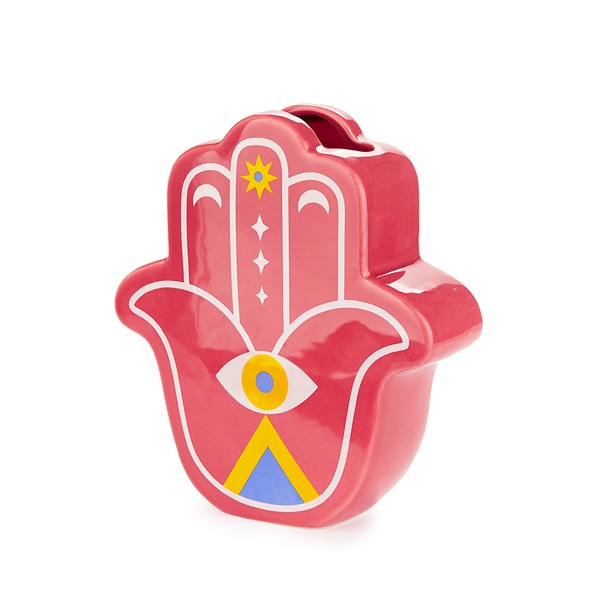 Balvi Vase Lucky Hand Couleur rouge La main de la chance Céramique 21cm