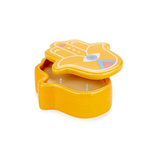 Balvi Candela Lucky Hand Colore giallo La mano della fortuna Cera/Ceramica