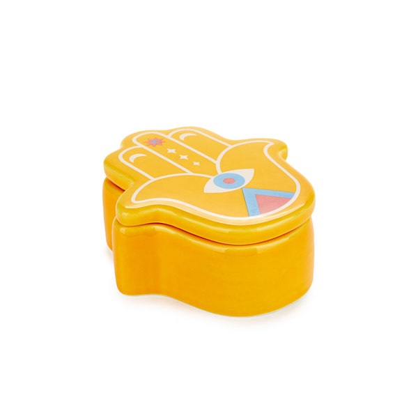 Balvi Candela Lucky Hand Colore giallo La mano della fortuna Cera/Ceramica