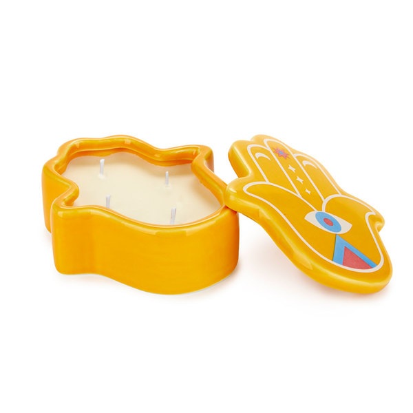 Balvi Candela Lucky Hand Colore giallo La mano della fortuna Cera/Ceramica