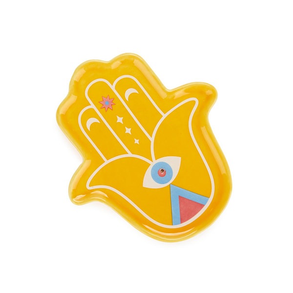 Balvi Portaincenso Lucky Hand Colore giallo La mano della fortuna Ceramica