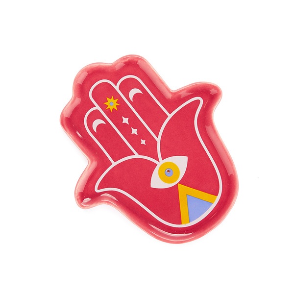 Balvi Portaincenso Lucky Hand Colore rosso La mano della fortuna Ceramica