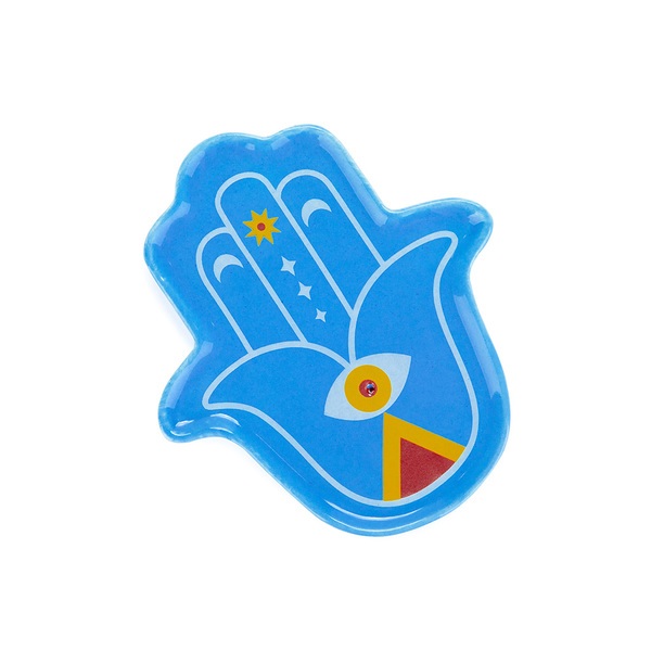 Balvi Portaincenso Lucky Hand Colore blu La mano della fortuna Ceramica