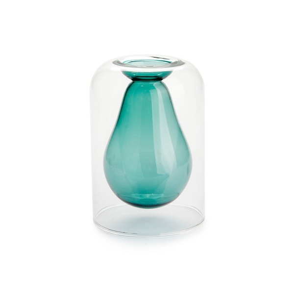 Balvi Seed Grower Avocado Vase Green color Glass