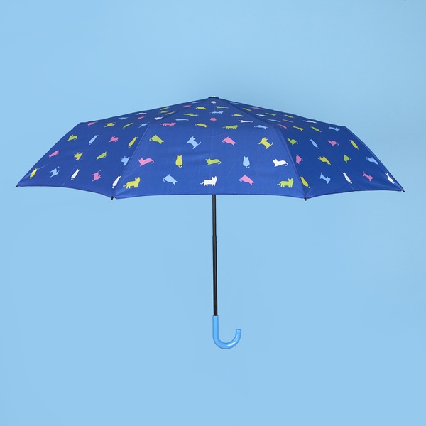 Balvi Umbrella Meowmbrella Blue colour Includes cat-shaped neoprene sleeve Nylon