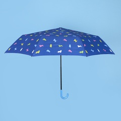 alvi Regenschirm Meowmbrella Farbe Blau Kinderregenschirm Inklusive Neoprenhülle in Form einer Katze