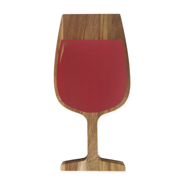 alvi Käseplatte Red Wine Farbe Braun und Rot Vereint Käse und Wein in perfekter Harmonie Aus Holz 1,