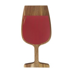 alvi Tabla queso Red Wine Color Marrón, Rojo El maridaje perfecto: quesos y vino Madera 1,8x19x38 cm