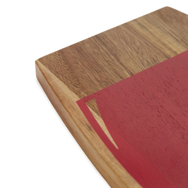 alvi Käseplatte Red Wine Farbe Braun und Rot Vereint Käse und Wein in perfekter Harmonie Aus Holz 1,