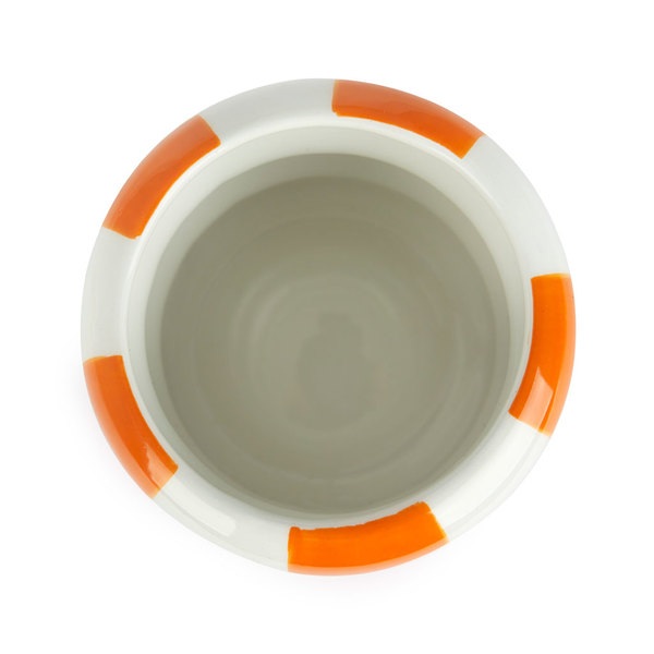 Balvi Maceta Floats Color naranja Con forma de flotadores apilados Cerámica 12x11x11 cm