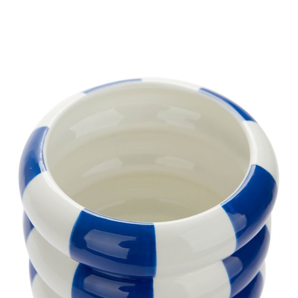 Balvi Maceta Floats Color azul Con forma de flotadores apilados Cerámica 14,5x16,5x16,5 cm
