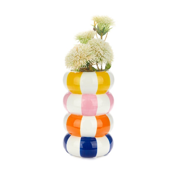 Balvi Vase Floats En forme de bouées empilées Céramique 20x12x12 cm