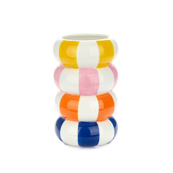 Balvi Vase Floats En forme de bouées empilées Céramique 20x12x12 cm