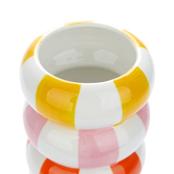 Balvi Vase Floats En forme de bouées empilées Céramique 20x12x12 cm