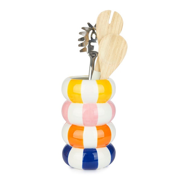 Balvi Vase Floats En forme de bouées empilées Céramique 20x12x12 cm