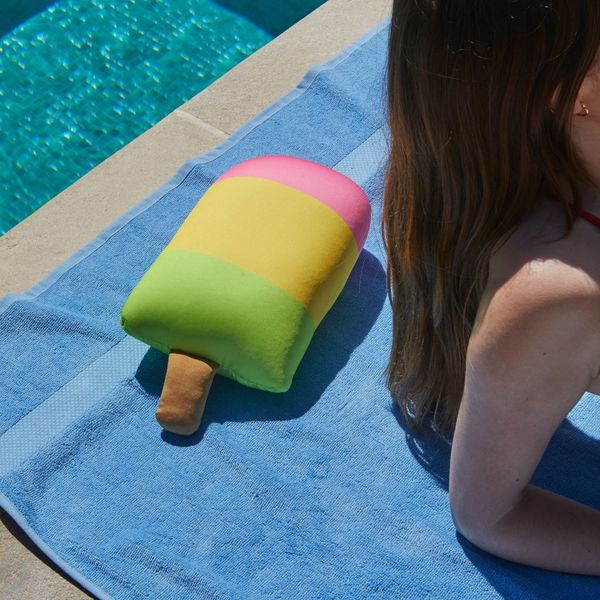 Balvi Beach cushion Fruit Popsicle Ergonomic and with ciip closure Polyester