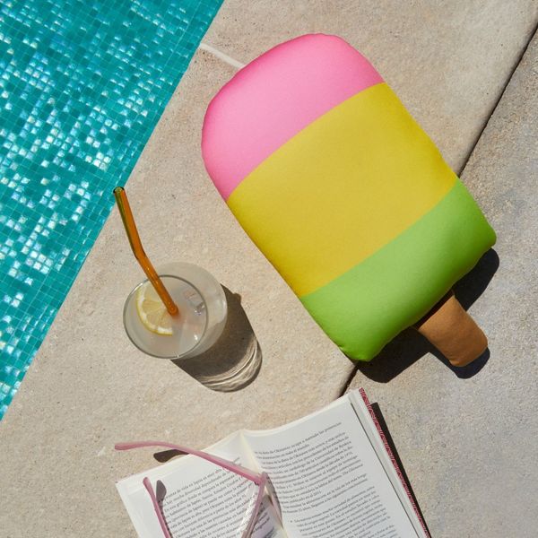 Balvi Beach cushion Fruit Popsicle Ergonomic and with ciip closure Polyester