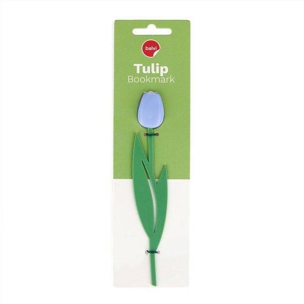 alvi Marcapáginas Tulip Color púrpura Punto de lectura para libros en forma de tulipán de color, fin