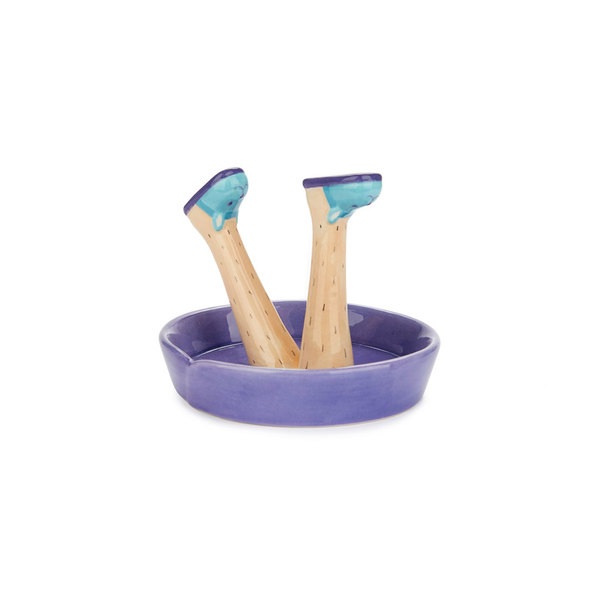 Balvi Porta anillos Happy Legs Weekend Zapatos según el estado de ánimo Cerámica