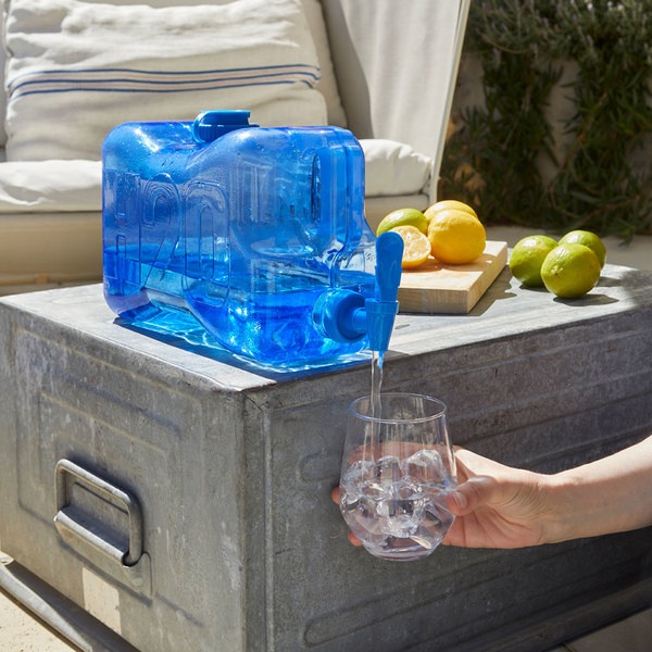 Balvi - Distributeur d'eau H2O de 5,5 litres, en plastique PETGPRATIQUE
