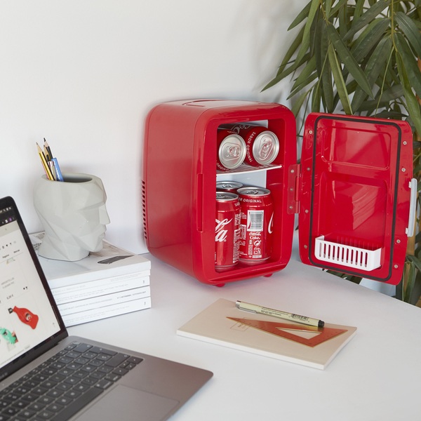 alvi Nevera Drinks Color rojo Mini nevera portátil Matiene sus alimentos o bebidas a la temperatura